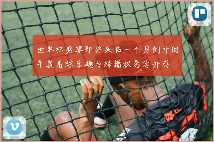 世界杯盛宴即将来临一个月倒计时早晨看球乐趣与转播权悬念并存